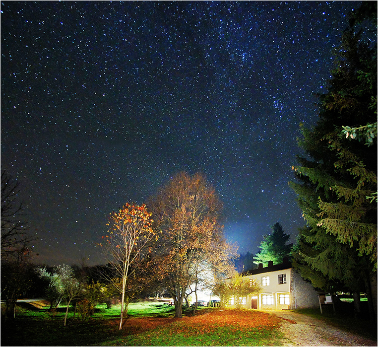 Szelcepusztai turistah�z �jszaka